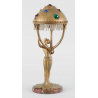 French Art Nouveau Table Lamp, L.C. Edouard ALLIOT