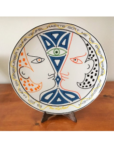 Assiette d'Artiste N° 2 Jean Cocteau, Rosenthal