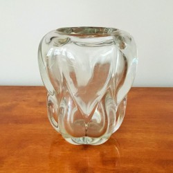 Vase en Cristal, Val-Saint-Lambert, années 60