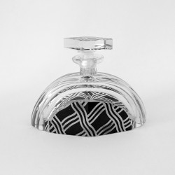 Art Déco Perfume bottle made of Bohemian crystal