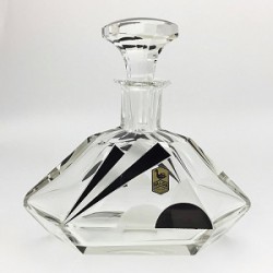 Art Déco Liqueur Service in crystal, Karel Palda Bohemia
