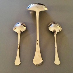 Silver Art Déco Serving Cutlery, Denmark