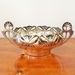 Art Nouveau Silver Bowl, A.G. Dufva, Stockholm