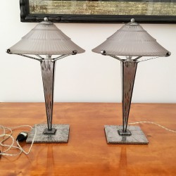 Art Déco Table Lamps, PIERRE D'AVESN