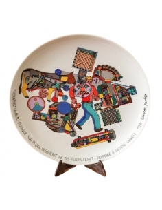 Artist Plate N° 20 Eduardo Paolozzi, Rosenthal