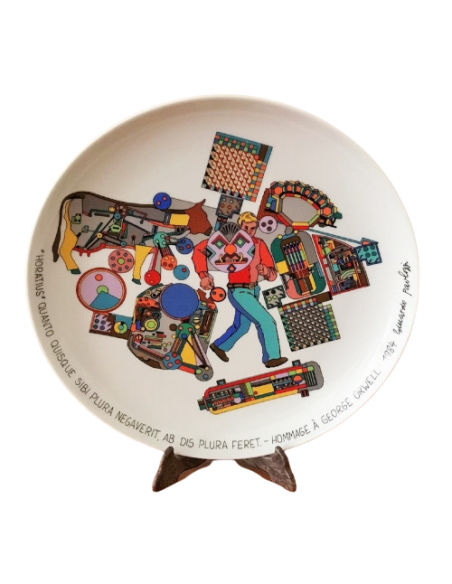 Assiette de collection N° 20 Eduardo Paolozzi, Rosenthal