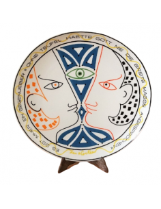 Assiette d'Artiste N° 2 Jean Cocteau, Rosenthal