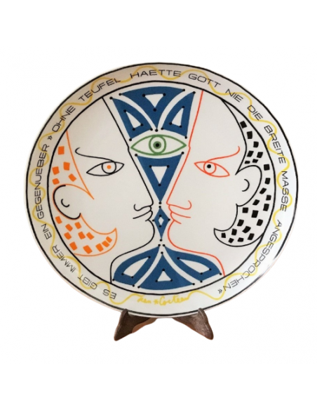 Artist Plate N° 2 Jean Cocteau, Rosenthal