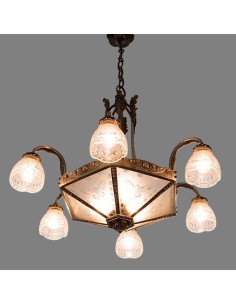 Art déco ceiling lamp, France