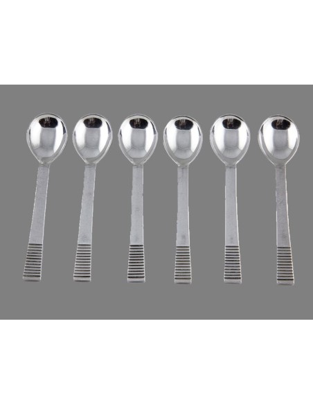 Georg Jensen Cuillères Parallèle Relief