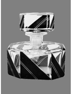 FLACON DE PARFUM - ART DÉCO - CRISTAL - BOHÊME