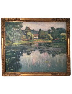 DE RAKOWSKI, Mecislas - PAINTING LANDSCAPE 1925 - ART FLAGEY 2