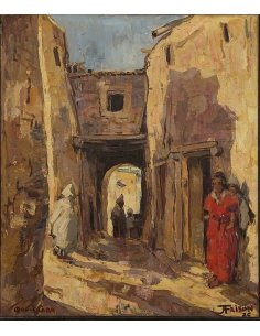 Jehan Frison Gemälde Bou Saada 1926