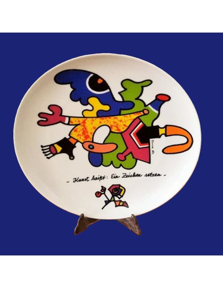 Assiette d'artiste N° 16 Otmar Alt, Rosenthal