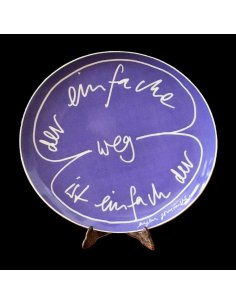 Assiette de collection N°3 Eugen Gomringer, Rosenthal