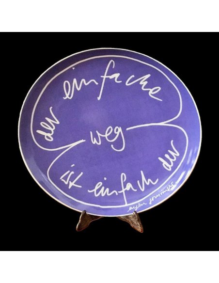 Assiette de collection N°3 Eugen Gomringer, Rosenthal