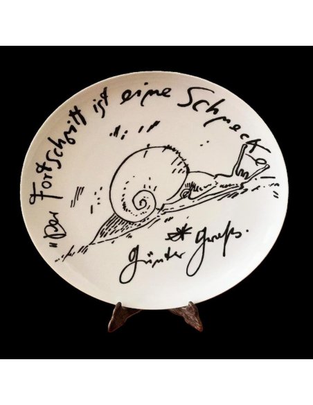 Artist Plate No.1 Günter Grass, Rosenthal