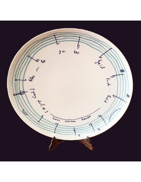 Künstlerteller Nr. 6 Hans Werner Henze, Rosenthal