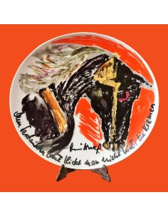 Artist plate No. 9 Hildegard Knef, Rosenthal