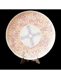 Artist Plate N° 8 Ferdinand Kriwet, Rosenthal
