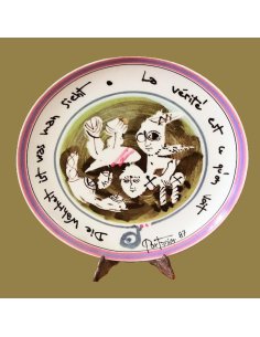 Artist Plate N° 23 Gilbert Portanier, Rosenthal