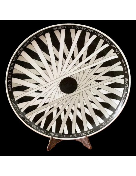 Assiette d'artiste N° 25 Marcello Morandini, Rosenthal