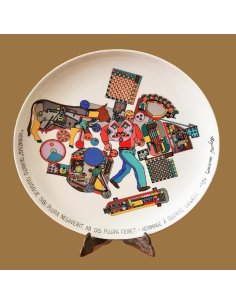 Artist Plate N° 20 Eduardo Paolozzi, Rosenthal