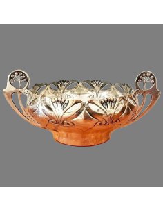 Jugendstil Silber Schale, A.G. Dufva, Schweden