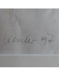Abstraktes Gemälde von Susanne Kessler, Mixed Media, 1997, ohne Titel, signiert 2