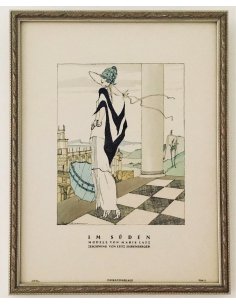 Art Déco Modejournal STYL, "Im Süden", 1922