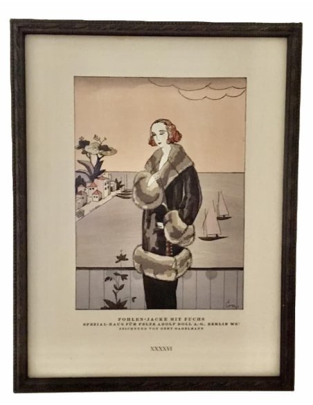 Fohlen-Jacke mit Fuchs, Berliner Modejournal Styl, 1922