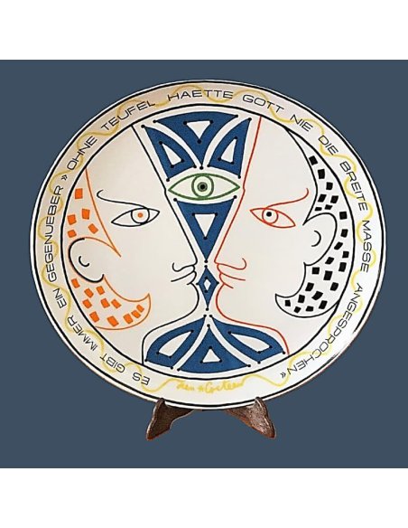 Artist Plate Rosenthal N° 2 Jean Cocteau