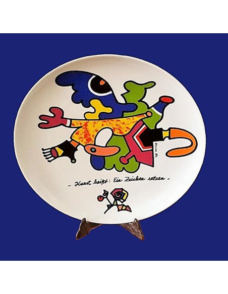 Artist Plate N°16 by Otmar Alt, Rosenthal