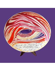 Assiette d'artiste Rosenthal n° 17 par Ernst Fuchs – édition limitée en porcelaine, signée et gravée