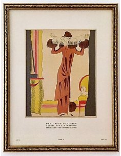 Styl, Berliner Modejournal, 1922, Tafel 4 betitelt "der grüne Schleier"