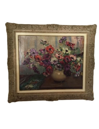 Hubert Glansdorff - Flower Still Life 1939 - ART FLAGEY