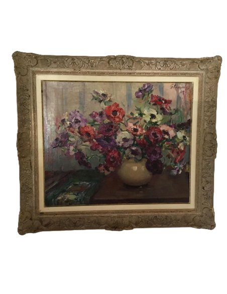 Hubert Glansdorff - Flower Still Life 1939 - ART FLAGEY