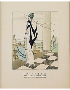 Revue de mode Art déco STYL, « Dans le Sud », 1922