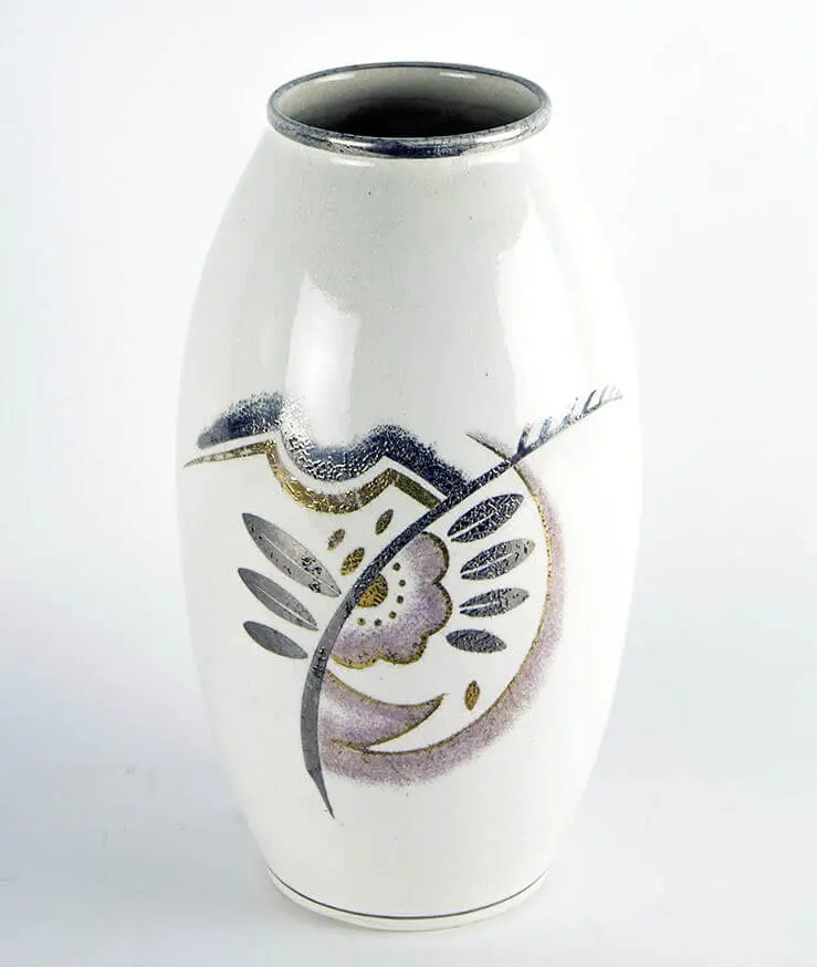 Boch Fr&egrave;res La Louvi&egrave;re Art D&eacute;co Keramik Vase