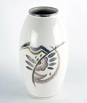 Boch Fr&egrave;res Keramik Vase Art D&eacute;co