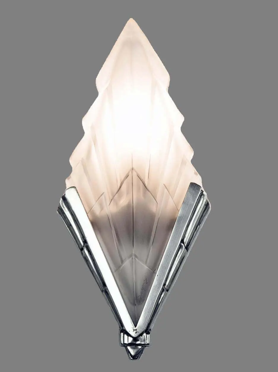 degue wandleuchten paar art deco