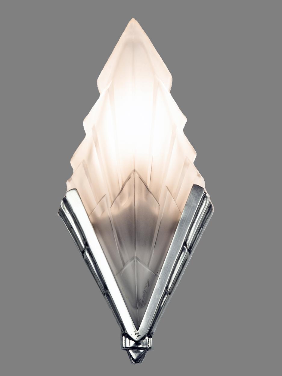 degue wandleuchten paar art deco